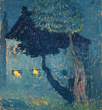  Cottage Oil Painting - cottage in the woods 1903 Alexej von Jawlensky